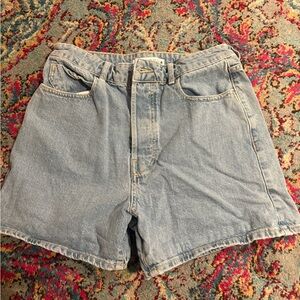 Zara Light Blue Jean Shorts